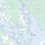 Natural Resources Canada Lac Thévet, NL (022P16 Toporama) digital map