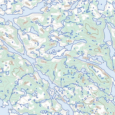 Natural Resources Canada Lac Tininnirittuq, QC (034J01 Toporama) digital map