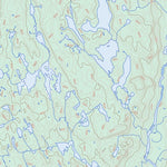 Natural Resources Canada Lac Tooker, QC (012O09 Toporama) digital map