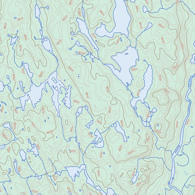 Natural Resources Canada Lac Tooker, QC (012O09 Toporama) digital map