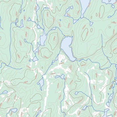 Natural Resources Canada Lac Trémaudan, QC (022K05 Toporama) digital map