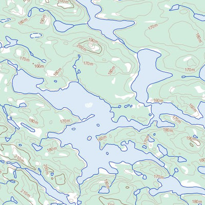 Natural Resources Canada Lac Ujarasutjulik, QC (034K01 Toporama) digital map