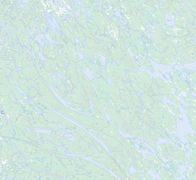 Natural Resources Canada Lac Uzureau, QC (024B16 Toporama) digital map