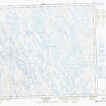 Natural Resources Canada Lac Vannes, QC (023O15 CanMatrix) digital map