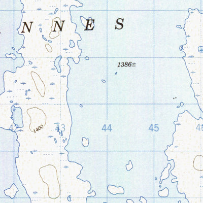 Natural Resources Canada Lac Vannes, QC (023O15 CanMatrix) digital map
