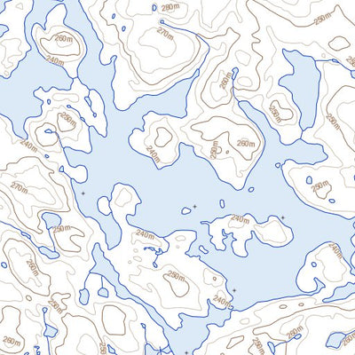 Natural Resources Canada Lac Vaubert, QC (035B14 Toporama) digital map