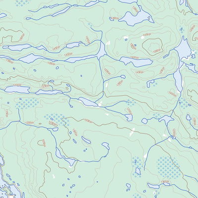Natural Resources Canada Lac Veillard, QC (024B05 Toporama) digital map
