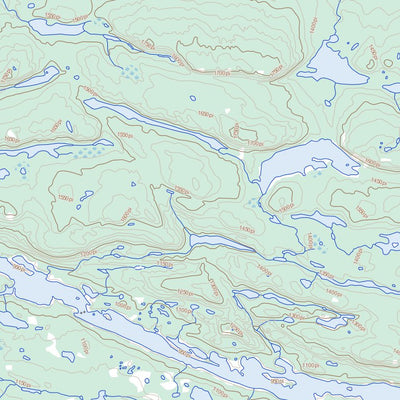 Natural Resources Canada Lac Veillard, QC (024B05 Toporama) digital map