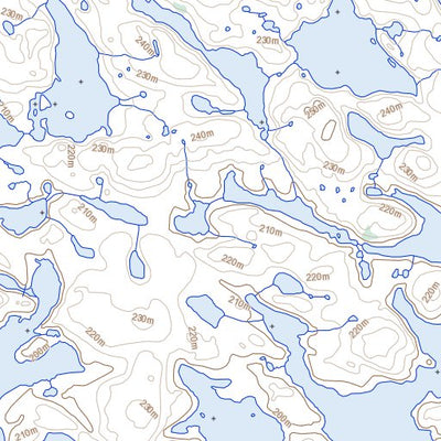 Natural Resources Canada Lac Veillon (035B11 Toporama) digital map