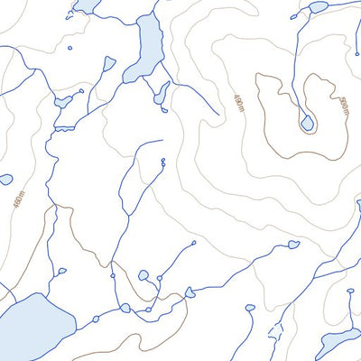 Natural Resources Canada Lac Vergons, QC (035H04 Toporama) digital map