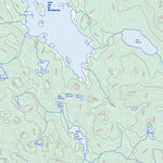Natural Resources Canada Lac Vermont, QC (022D14 Toporama) digital map