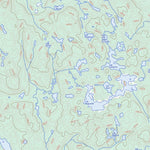 Natural Resources Canada Lac Vermont, QC (022D14 Toporama) digital map