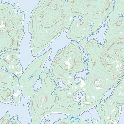 Natural Resources Canada Lac Vignal (023F08 Toporama) digital map