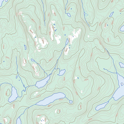 Natural Resources Canada Lac Vignal (023F08 Toporama) digital map