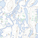 Natural Resources Canada Lac Vigneau, QC (035F02 Toporama) digital map