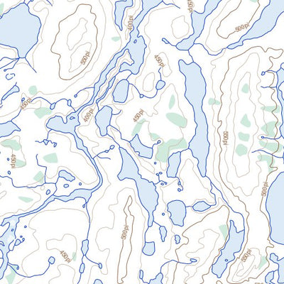 Natural Resources Canada Lac Vigneau, QC (035F02 Toporama) digital map