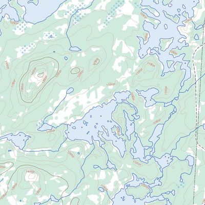 Natural Resources Canada Lac Villon, QC (032O03 Toporama) digital map
