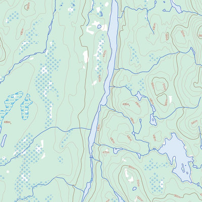 Natural Resources Canada Lac Vreisnic, QC (023P03 Toporama) digital map