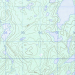 Natural Resources Canada Lac Wabouchagamou, QC (012K09 CanMatrix) digital map