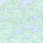 Natural Resources Canada Lac Wabouchagamou, QC (012K09 CanMatrix) digital map