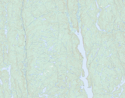 Natural Resources Canada Lac Walker, QC (022J06 Toporama) digital map