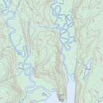 Natural Resources Canada Lac Walker, QC (022J06 Toporama) digital map
