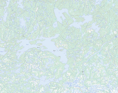 Natural Resources Canada Lac Washicoutai (012K07 Toporama) digital map