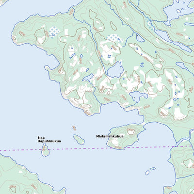 Natural Resources Canada Lac Washicoutai (012K07 Toporama) digital map