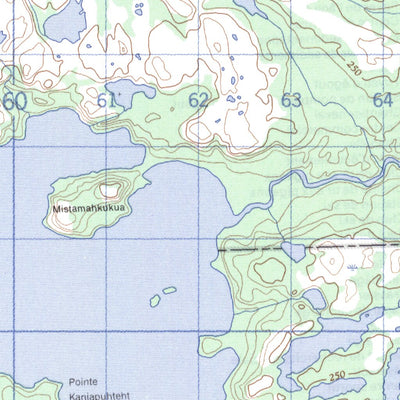 Natural Resources Canada Lac Washicoutai, QC (012K07 CanMatrix) digital map