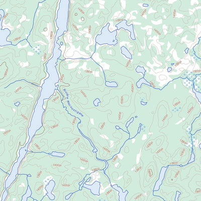 Natural Resources Canada Lac Wetetnagami, QC (032C16 Toporama) digital map