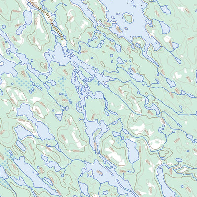 Natural Resources Canada Lac Wheeler, QC (024B11 Toporama) digital map
