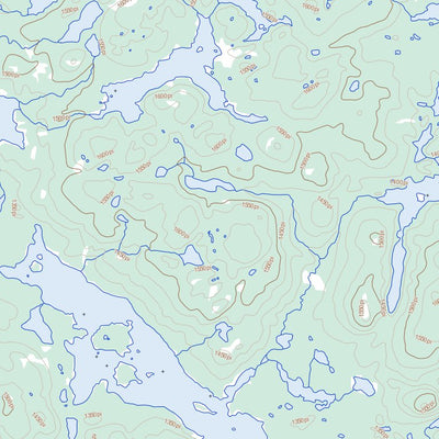 Natural Resources Canada Lac Ythier (024A05 Toporama) digital map