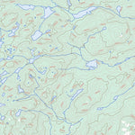 Natural Resources Canada Lacs Belmont, NL (022P10 Toporama) digital map