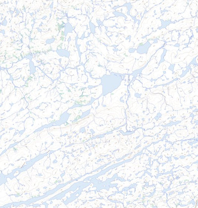 Natural Resources Canada Lacs Nuvilic, QC (035G10 Toporama) digital map