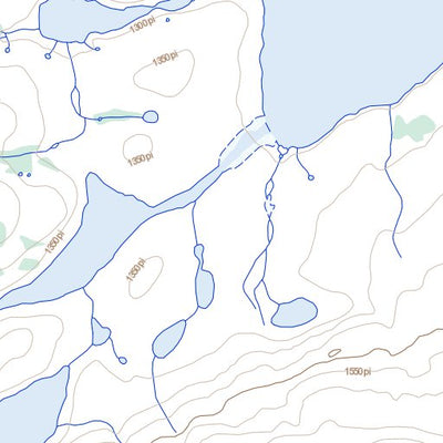 Natural Resources Canada Lacs Nuvilic, QC (035G10 Toporama) digital map