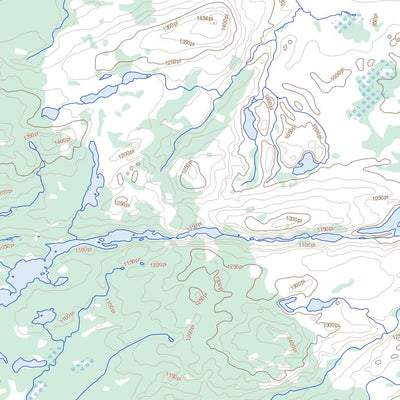 Natural Resources Canada Lacs Village, QC (033B03 Toporama) digital map