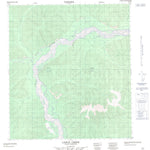 Natural Resources Canada Ladue Creek, YT (115N01 CanMatrix) digital map