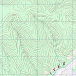 Natural Resources Canada Ladue Creek, YT (115N01 CanMatrix) digital map