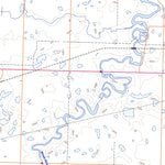 Natural Resources Canada Lafleche, SK (072G10 Toporama) digital map