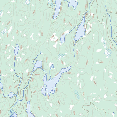 Natural Resources Canada Laird Lake, SK (063M14 Toporama) digital map