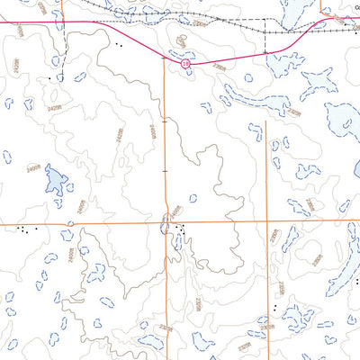 Natural Resources Canada Lake Alma, SK (072H01 Toporama) digital map