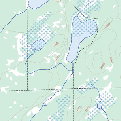 Natural Resources Canada Lake Bovie (095B02 Toporama) digital map