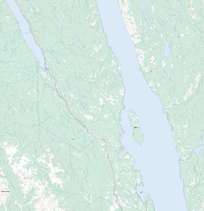 Natural Resources Canada Lake Laberge, YT (105E03 Toporama) digital map