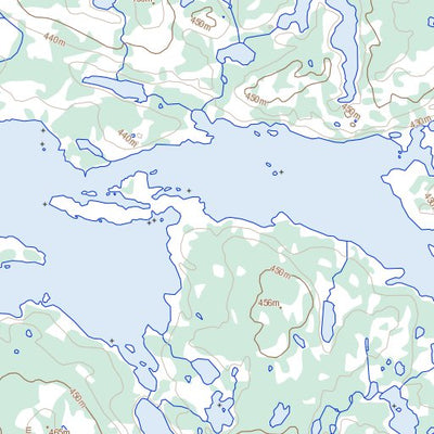 Natural Resources Canada Lake Of The Enemy, NT (075M16 Toporama) digital map