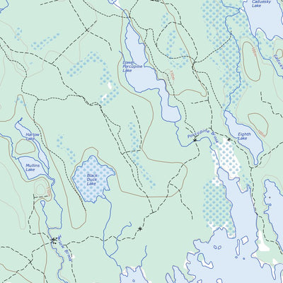 Natural Resources Canada Lake Rossignol, NS (021A03 Toporama) digital map