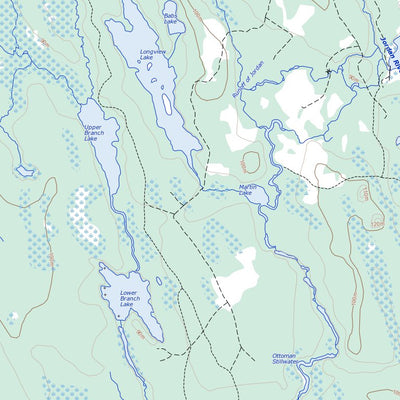 Natural Resources Canada Lake Rossignol, NS (021A03 Toporama) digital map