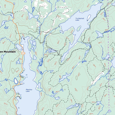 Natural Resources Canada Lake Temagami, ON (041I16 Toporama) digital map