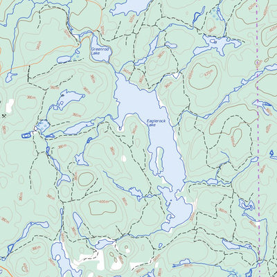Natural Resources Canada Lake Temagami, ON (041I16 Toporama) digital map