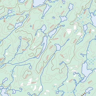 Natural Resources Canada Lamarre Lake, NT (075G14 Toporama) digital map
