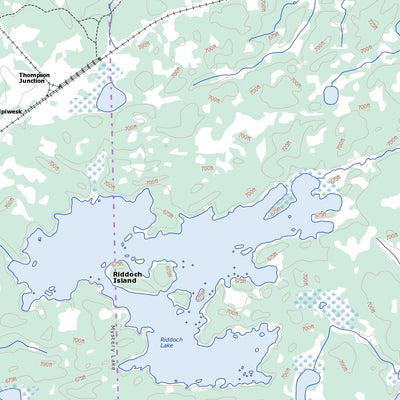 Natural Resources Canada Landing Lake, MB (063P06 Toporama) digital map